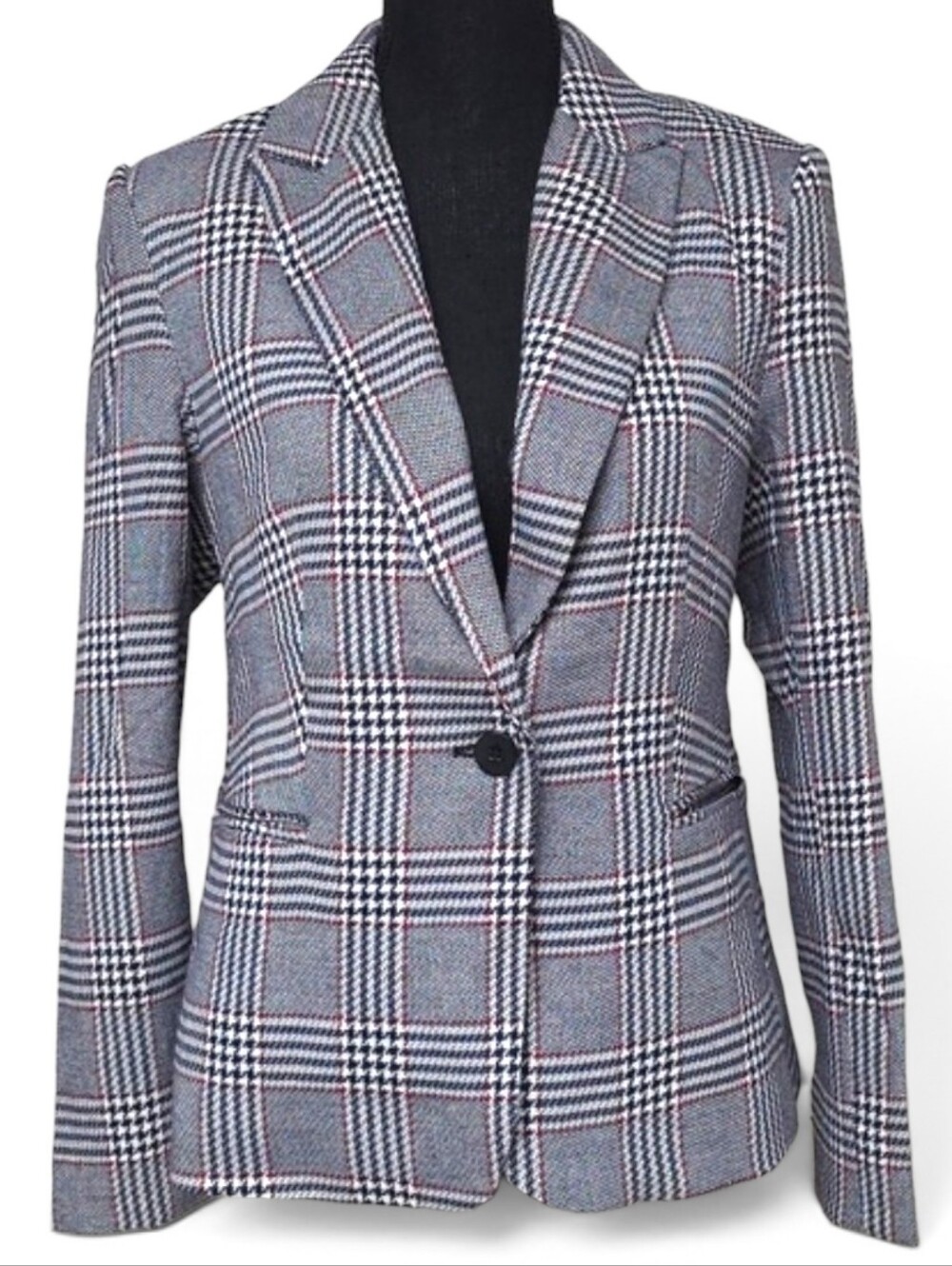PREMISE STUDIO Houndstooth One Button Blazer